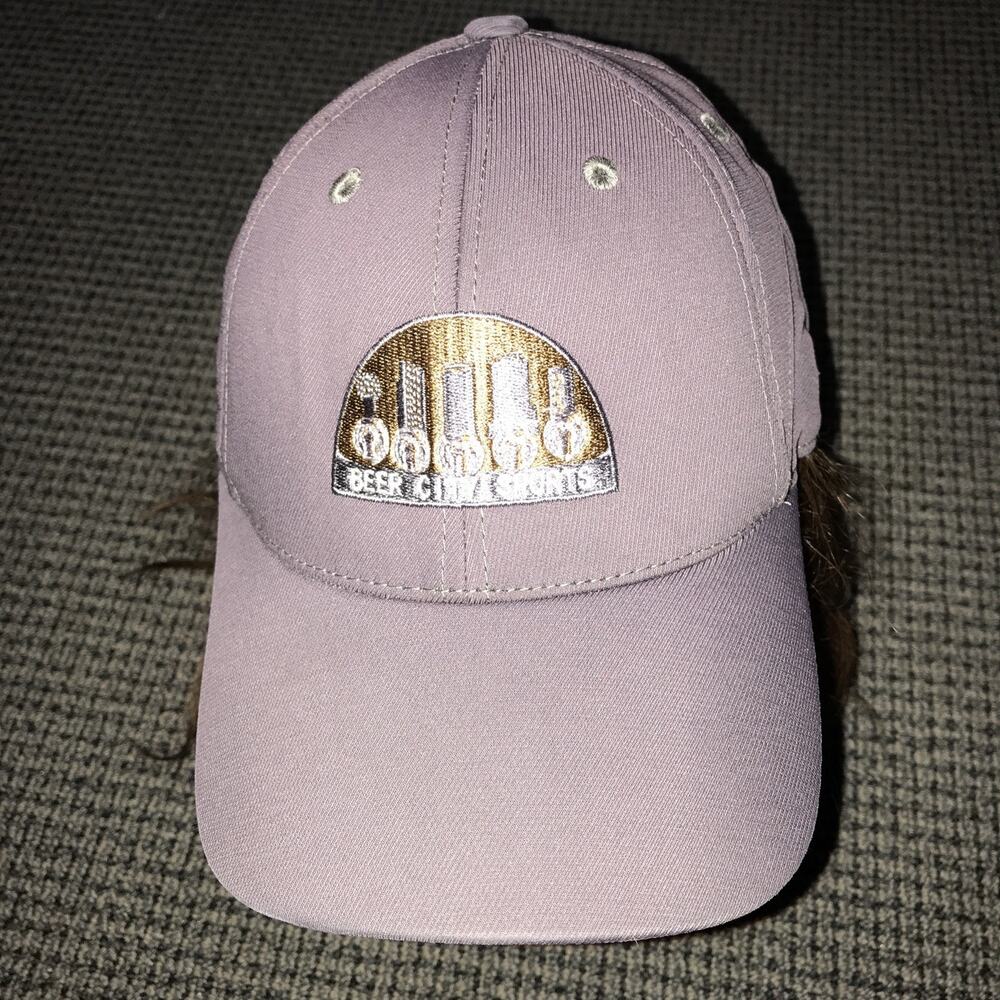 Beer City Sports Logo Stretch Fit Gray Hat (1 Of A Kind)